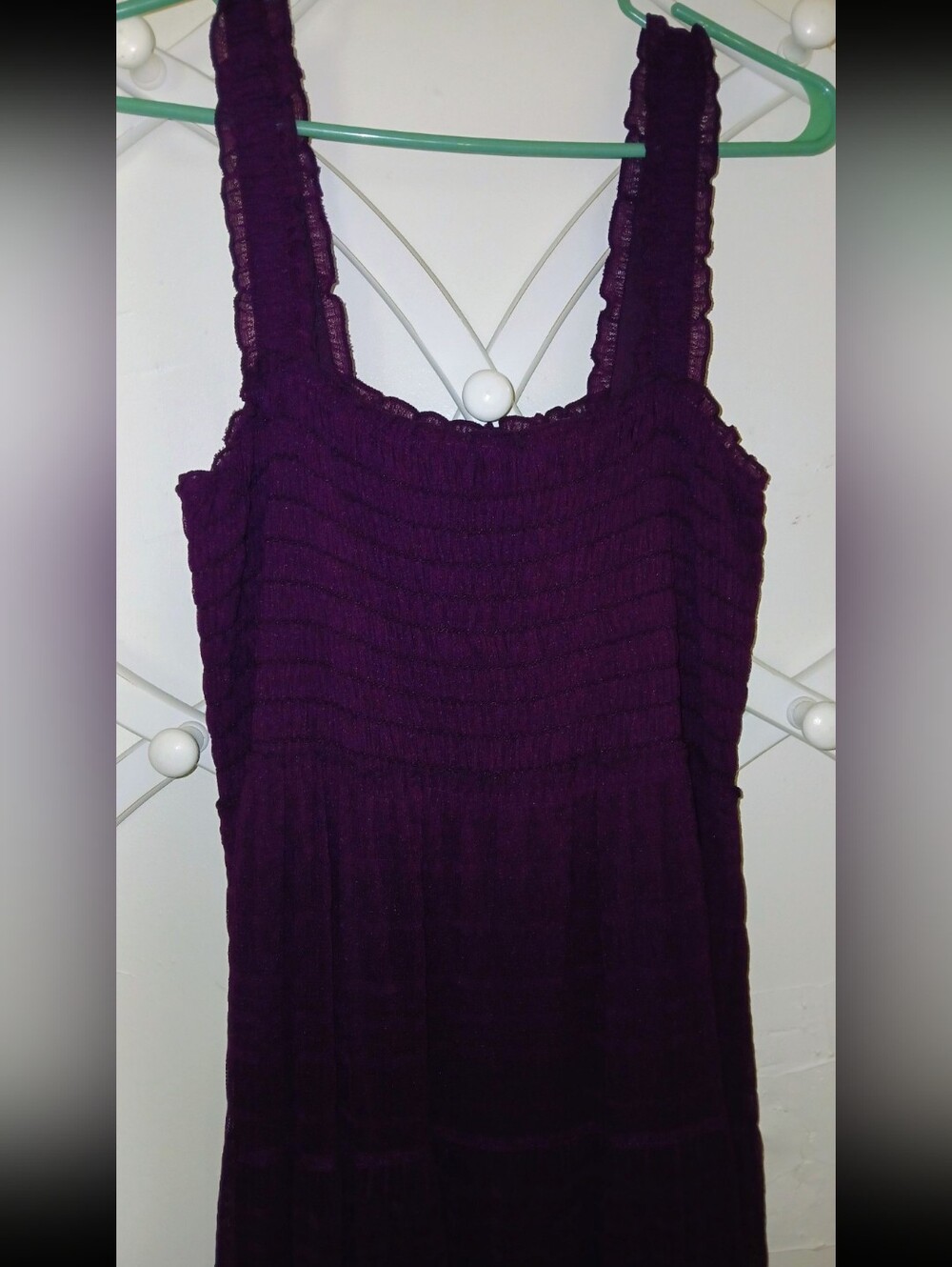Max Studio Plum Style Maxi Dress Sz L